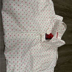 Denim & Flower XL Button down Christmas theme dress shirt